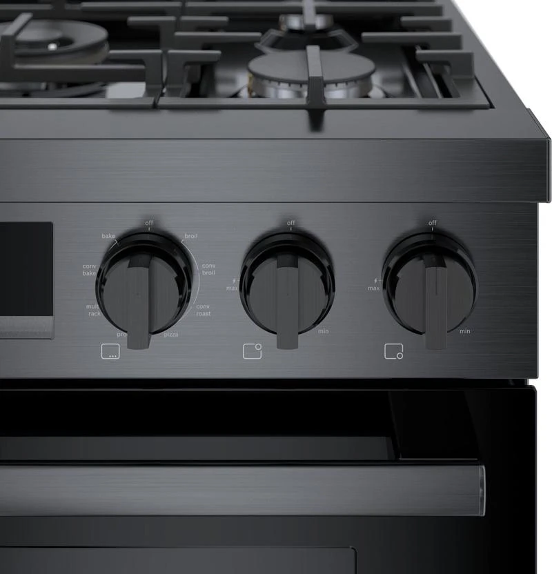 Bosch 800 Series Dual Fuel Freestanding Range 30" Black Stainless Steel 19 Bosch 800 Series Dual Fuel Freestanding Range 30" Black Stainless Steel - Image 17