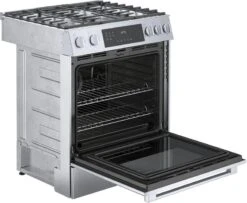 Bosch 800 Series Gas Slide-in Range 30" Stainless Steel -Kitchen Appliances Shop mevygenlmrjo