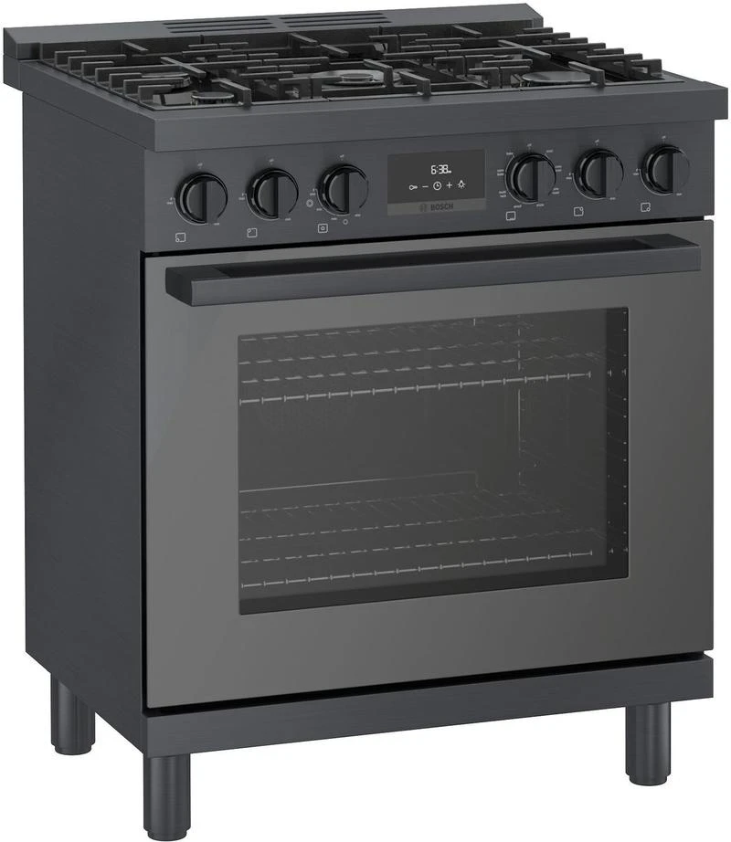 Bosch 800 Series Dual Fuel Freestanding Range 30" Black Stainless Steel 7 Bosch 800 Series Dual Fuel Freestanding Range 30" Black Stainless Steel - Image 5