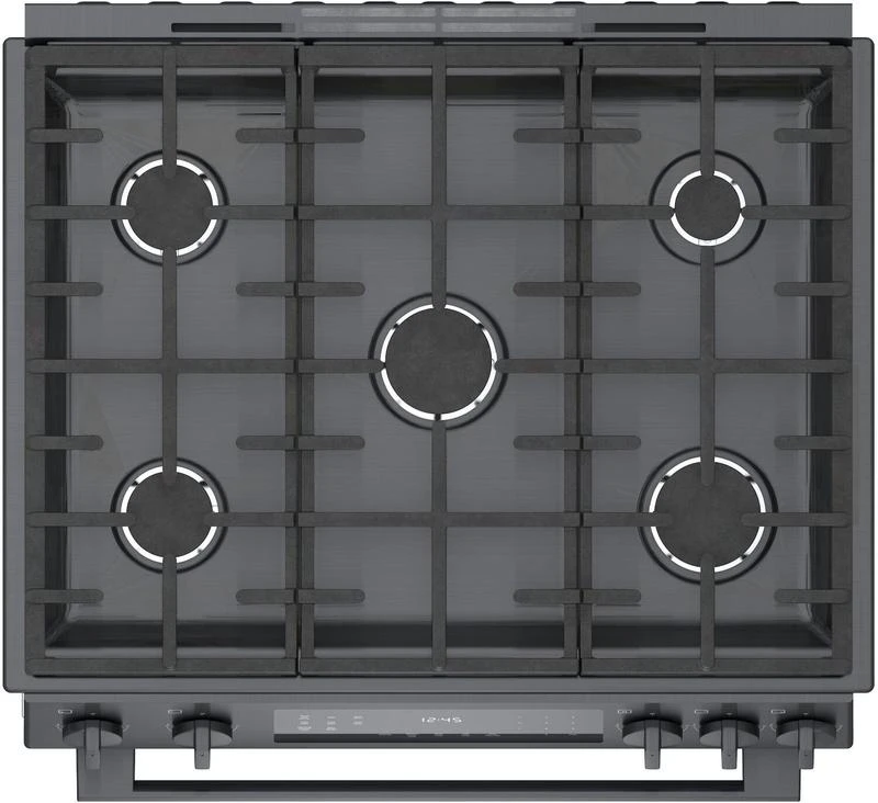Bosch 800 Series Gas Slide-in Range 30" Black Stainless Steel 12 Bosch 800 Series Gas Slide-in Range 30" Black Stainless Steel - Image 10