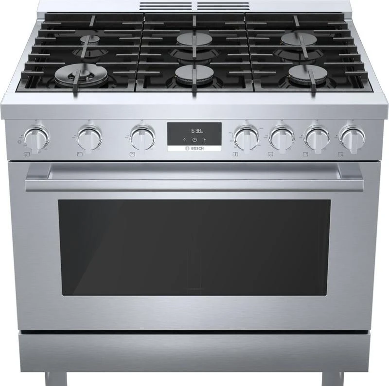 Bosch 800 Series Dual Fuel Freestanding Range 36" Stainless Steel 5 Bosch 800 Series Dual Fuel Freestanding Range 36" Stainless Steel - Image 3