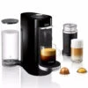 Nespresso VertuoPlus Deluxe And Aeroccino Bundle In Piano Black -Kitchen Appliances Shop nespresso vertuoplus deluxe bundle in piano black delonghi