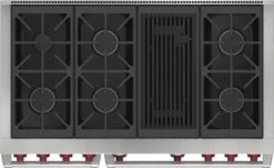 Wolf 48" Dual Fuel Range - 6 Burners And Infrared Charbroiler 8 Wolf 48" Dual Fuel Range - 6 Burners And Infrared Charbroiler -Kitchen Appliances Shop rdaouqasvsym