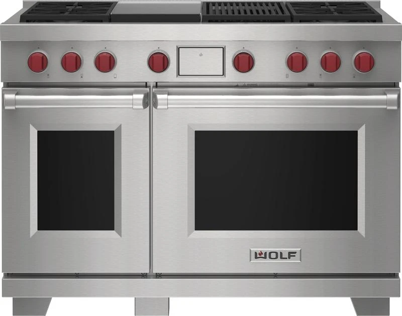 Wolf 48" Dual Fuel Range - 4 Burners, Infrared Charbroiler And Infrared Griddle 3 Wolf 48" Dual Fuel Range - 4 Burners, Infrared Charbroiler And Infrared Griddle