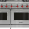 Wolf 48" Gas Range - 4 Burners And Infrared Dual Griddle 2 Wolf 48" Gas Range - 4 Burners And Infrared Dual Griddle -Kitchen Appliances Shop rdcejbbnkias