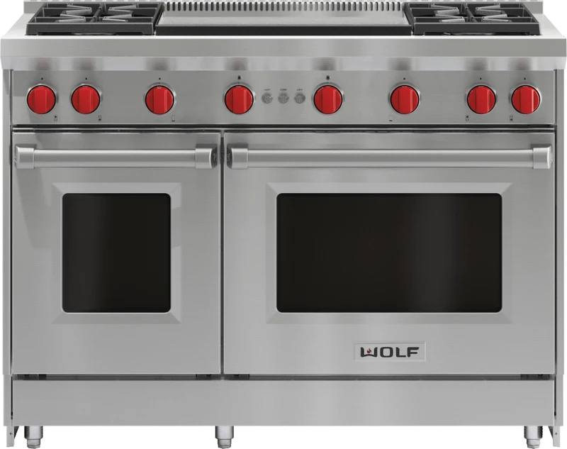 Wolf 48" Gas Range - 4 Burners And Infrared Dual Griddle 3 Wolf 48" Gas Range - 4 Burners And Infrared Dual Griddle