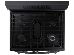 Samsung 6.0 Cu. Ft. Smart Freestanding Gas Range With Flex Duo™ & Air Fry In Black Stainless Steel -Kitchen Appliances Shop rdcijinrpmaf