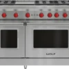 Wolf 48" Gas Range - 6 Burners And Infrared Griddle -Kitchen Appliances Shop rddemgvbstqw