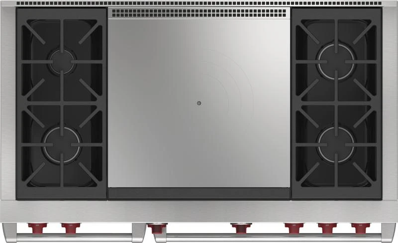 Wolf 48" Dual Fuel Range - 4 Burners And French Top 5 Wolf 48" Dual Fuel Range - 4 Burners And French Top - Image 3