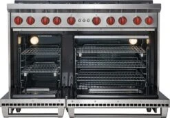 Wolf 48" Gas Range - 4 Burners, Infrared Charbroiler And Infrared Griddle -Kitchen Appliances Shop rdeomxnxuabv 4