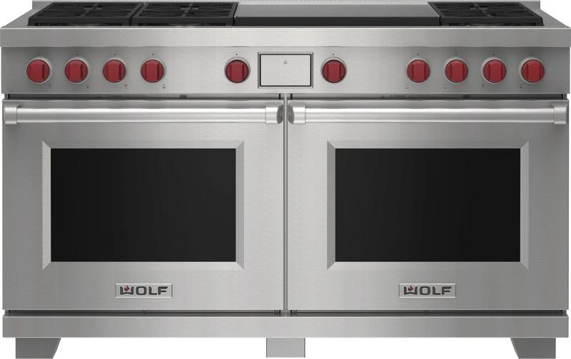 Wolf 60" Dual Fuel Range - 6 Burners And Infrared Dual Griddle 3 Wolf 60" Dual Fuel Range - 6 Burners And Infrared Dual Griddle
