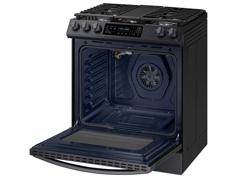 Samsung 6.0 Cu. Ft. Smart Slide-in Gas Range With Convection In Black Stainless Steel 12 Samsung 6.0 Cu. Ft. Smart Slide-in Gas Range With Convection In Black Stainless Steel - Image 10