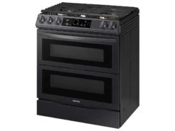 Samsung 6.0 Cu Ft. Smart Slide-in Gas Range With Flex Duo™, Smart Dial & Air Fry In Black Stainless Steel -Kitchen Appliances Shop rdgfftsrauny