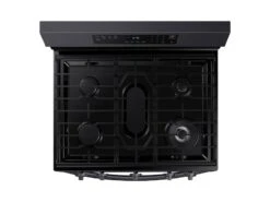 Samsung 6.0 Cu. Ft. Smart Freestanding Gas Range With No-Preheat Air Fry & Convection In Black Stainless Steel -Kitchen Appliances Shop rdgptmpnpwmk