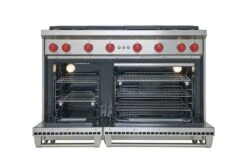 Wolf 48" Gas Range - 4 Burners, Infrared Charbroiler And Infrared Griddle -Kitchen Appliances Shop rdgrpsasejfj 4
