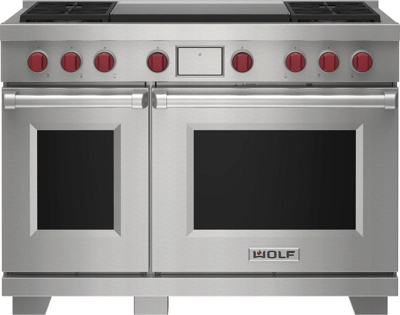 Wolf 48" Dual Fuel Range - 4 Burners And Infrared Dual Griddle 3 Wolf 48" Dual Fuel Range - 4 Burners And Infrared Dual Griddle