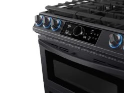 Samsung 6.0 Cu Ft. Smart Slide-in Gas Range With Flex Duo™, Smart Dial & Air Fry In Black Stainless Steel -Kitchen Appliances Shop rdhivhqofdkj