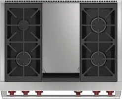 Wolf 36" Dual Fuel Range - 4 Burners And Infrared Griddle 8 Wolf 36" Dual Fuel Range - 4 Burners And Infrared Griddle -Kitchen Appliances Shop rdifivrnlqht