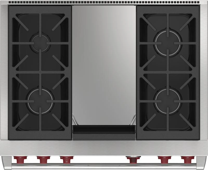 Wolf 36" Dual Fuel Range - 4 Burners And Infrared Griddle 5 Wolf 36" Dual Fuel Range - 4 Burners And Infrared Griddle - Image 3