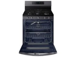 Samsung 6.0 Cu. Ft. Smart Freestanding Gas Range With Flex Duo™ & Air Fry In Black Stainless Steel -Kitchen Appliances Shop rdimfuhkjwhe