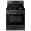 Samsung 6.0 Cu. Ft. Smart Freestanding Gas Range With No-Preheat Air Fry & Convection In Black Stainless Steel