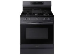 Samsung 6.0 Cu. Ft. Smart Freestanding Gas Range With No-Preheat Air Fry & Convection In Black Stainless Steel