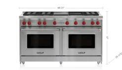 Wolf 60" Gas Range - 6 Burners, Infrared Charbroiler And Infrared Griddle 11 Wolf 60" Gas Range - 6 Burners, Infrared Charbroiler And Infrared Griddle -Kitchen Appliances Shop rdlsxtmroybd