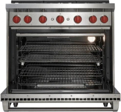 Wolf 36" Gas Range - 6 Burners -Kitchen Appliances Shop rdoadinxvysn