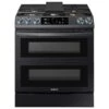 Samsung 6.0 Cu Ft. Smart Slide-in Gas Range With Flex Duo™, Smart Dial & Air Fry In Black Stainless Steel 1 Samsung 6.0 Cu Ft. Smart Slide-in Gas Range With Flex Duo™, Smart Dial & Air Fry In Black Stainless Steel -Kitchen Appliances Shop rdodgdngvptm