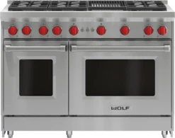 Wolf 48" Gas Range - 6 Burners And Infrared Charbroiler