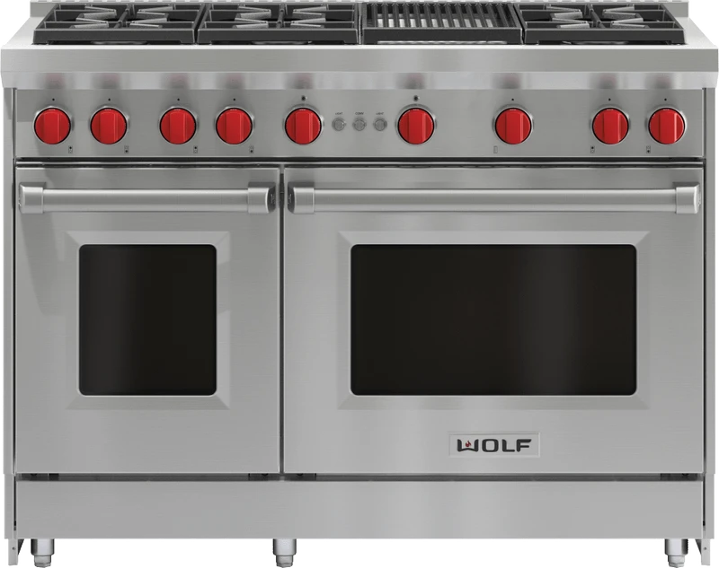 Wolf 48" Gas Range - 6 Burners And Infrared Charbroiler 3 Wolf 48" Gas Range - 6 Burners And Infrared Charbroiler