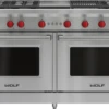 Wolf 60" Gas Range - 6 Burners, Infrared Charbroiler And Infrared Griddle