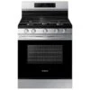 Samsung 6.0 Cu. Ft. Smart Freestanding Gas Range With Integrated Griddle In Stainless Steel