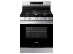 Samsung 6.0 Cu. Ft. Smart Freestanding Gas Range With Integrated Griddle In Stainless Steel