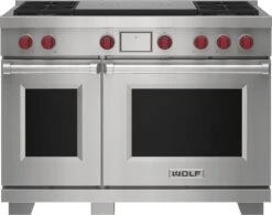Wolf 48" Dual Fuel Range - 4 Burners And French Top
