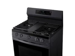 Samsung 6.0 Cu. Ft. Smart Freestanding Gas Range With 18K BTU Dual Power Burner & Self Clean In Black Stainless Steel -Kitchen Appliances Shop rdvbdmjcyndy