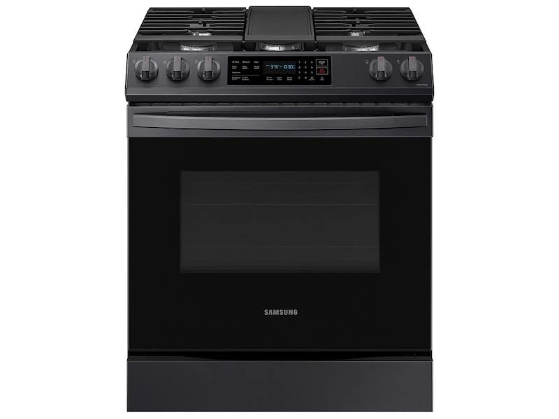 Samsung 6.0 Cu. Ft. Smart Slide-in Gas Range With Convection In Black Stainless Steel 3 Samsung 6.0 Cu. Ft. Smart Slide-in Gas Range With Convection In Black Stainless Steel