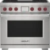 Wolf 36" Dual Fuel Range - 4 Burners And Infrared Griddle -Kitchen Appliances Shop rdvqbhtyqiuj