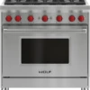 Wolf 36" Gas Range - 6 Burners -Kitchen Appliances Shop rdweuteivphu