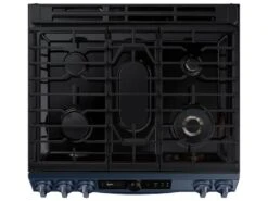 Samsung Bespoke Smart Slide-in Gas Range 6.0 Cu. Ft. With Smart Dial, Air Fry & Wi-Fi In Navy Steel -Kitchen Appliances Shop rdwxewschwcs