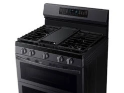 Samsung 6.0 Cu. Ft. Smart Freestanding Gas Range With Flex Duo™ & Air Fry In Black Stainless Steel -Kitchen Appliances Shop rdxcyaittgfk
