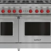 Wolf 48" Gas Range - 8 Burners -Kitchen Appliances Shop rdxduenpgcdg