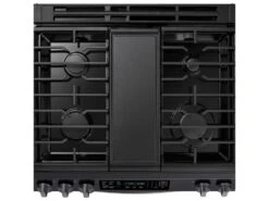 Samsung 6.0 Cu. Ft. Smart Slide-in Gas Range With Convection In Black Stainless Steel 19 Samsung 6.0 Cu. Ft. Smart Slide-in Gas Range With Convection In Black Stainless Steel -Kitchen Appliances Shop rdybdymxfeyx