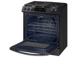 Samsung 6.0 Cu. Ft. Smart Slide-in Gas Range With Convection In Black Stainless Steel 21 Samsung 6.0 Cu. Ft. Smart Slide-in Gas Range With Convection In Black Stainless Steel -Kitchen Appliances Shop rdybrbanebhv
