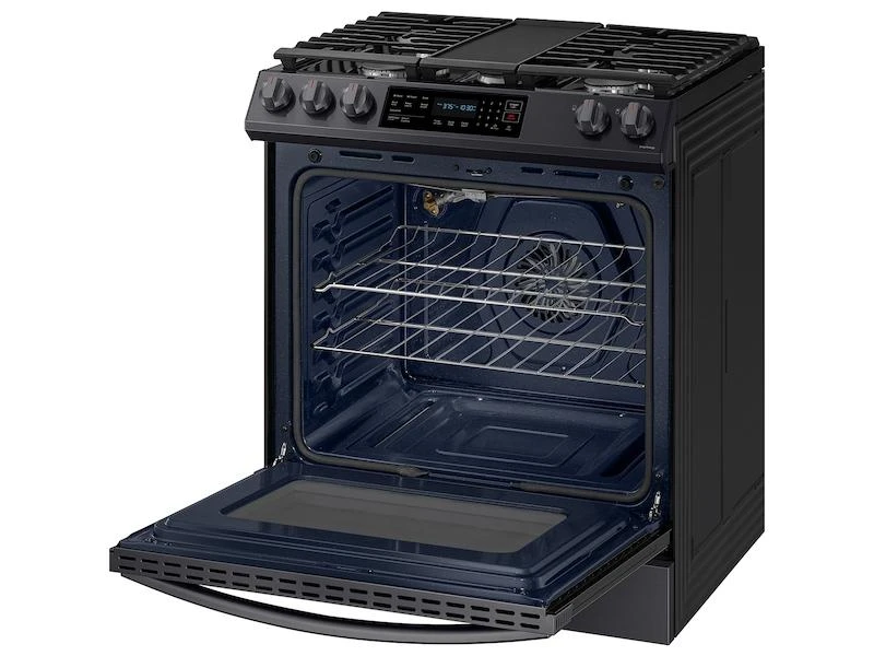 Samsung 6.0 Cu. Ft. Smart Slide-in Gas Range With Convection In Black Stainless Steel 11 Samsung 6.0 Cu. Ft. Smart Slide-in Gas Range With Convection In Black Stainless Steel - Image 9