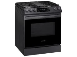 Samsung 6.0 Cu. Ft. Smart Slide-in Gas Range With Convection In Black Stainless Steel 23 Samsung 6.0 Cu. Ft. Smart Slide-in Gas Range With Convection In Black Stainless Steel -Kitchen Appliances Shop rdycobbdsojx