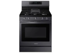 Samsung 6.0 Cu. Ft. Smart Freestanding Gas Range With No-Preheat Air Fry And Convection+ In Black Stainless Steel