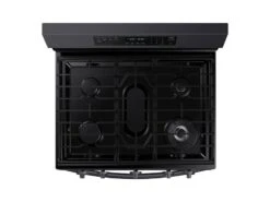 Samsung 6.0 Cu. Ft. Smart Freestanding Gas Range With No-Preheat Air Fry And Convection+ In Black Stainless Steel -Kitchen Appliances Shop rdyocwcfhcuw