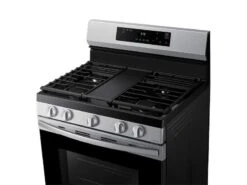 Samsung 6.0 Cu. Ft. Smart Freestanding Gas Range With Integrated Griddle In Stainless Steel -Kitchen Appliances Shop rdypcicohwhm