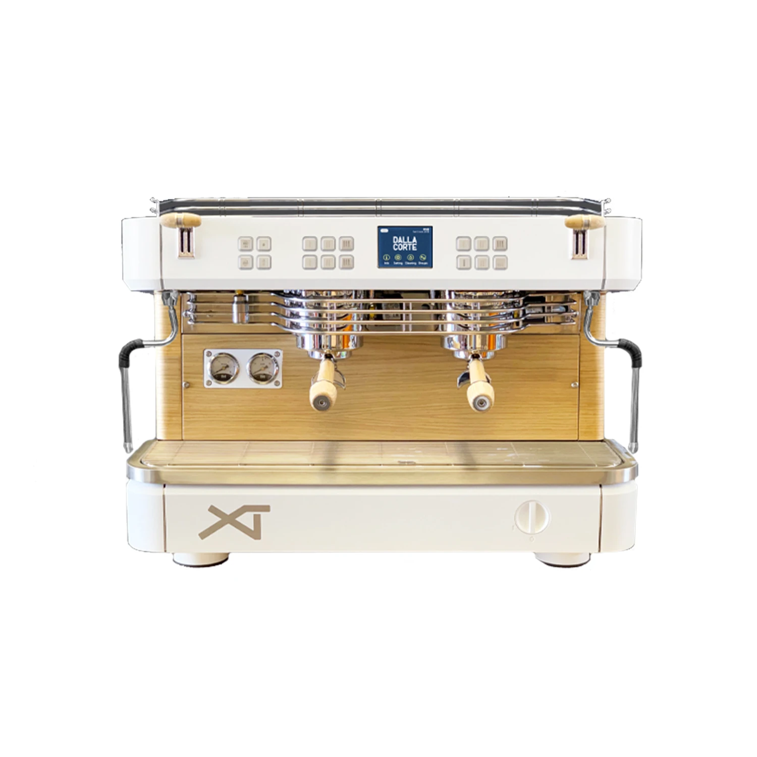 Dalla Corte XT Classic Espresso Machine - 2 Group White Oak 3 Dalla Corte XT Classic Espresso Machine - 2 Group White Oak